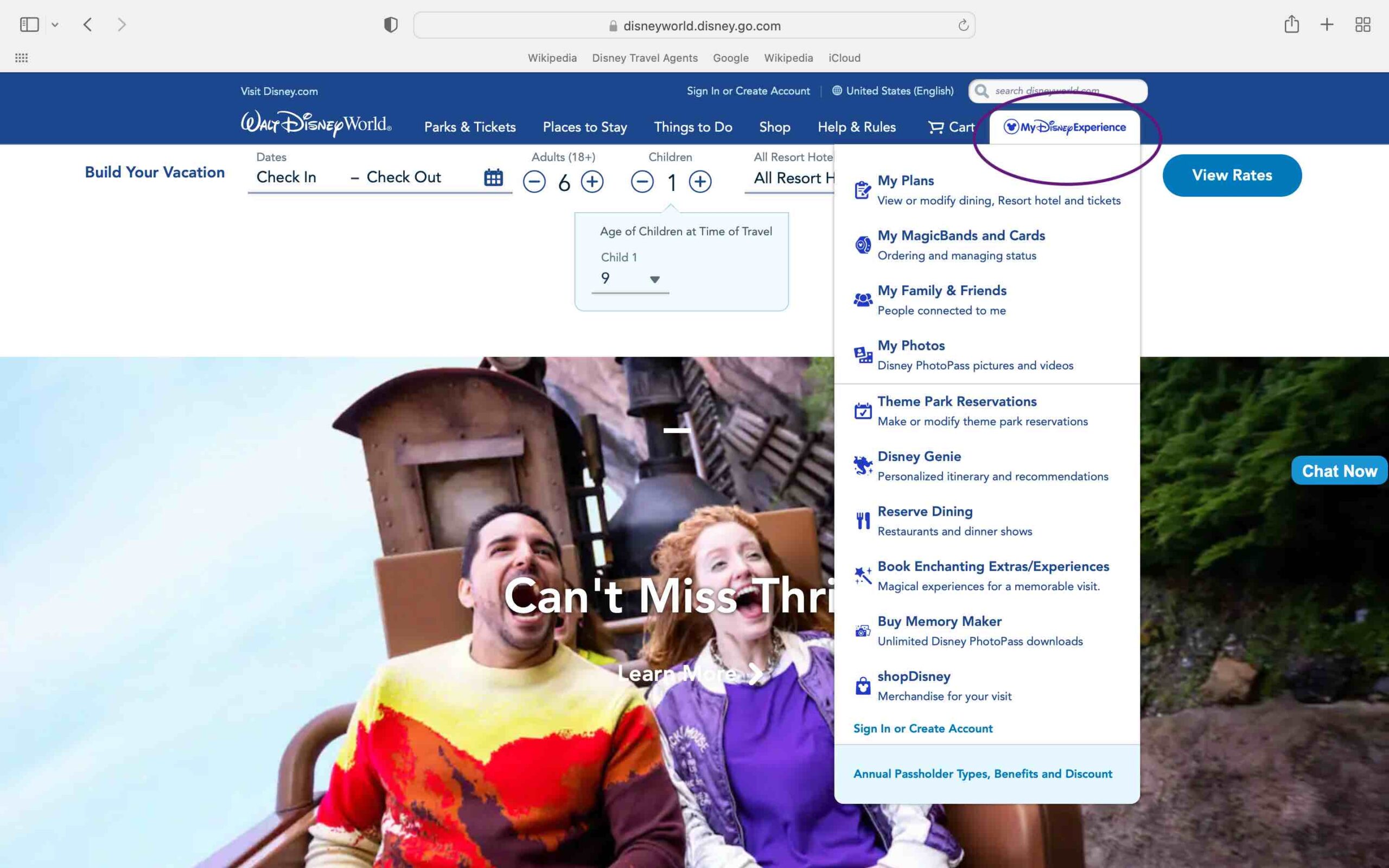 How To Create A MyDisney Experience Account - Meet Me By Main Street